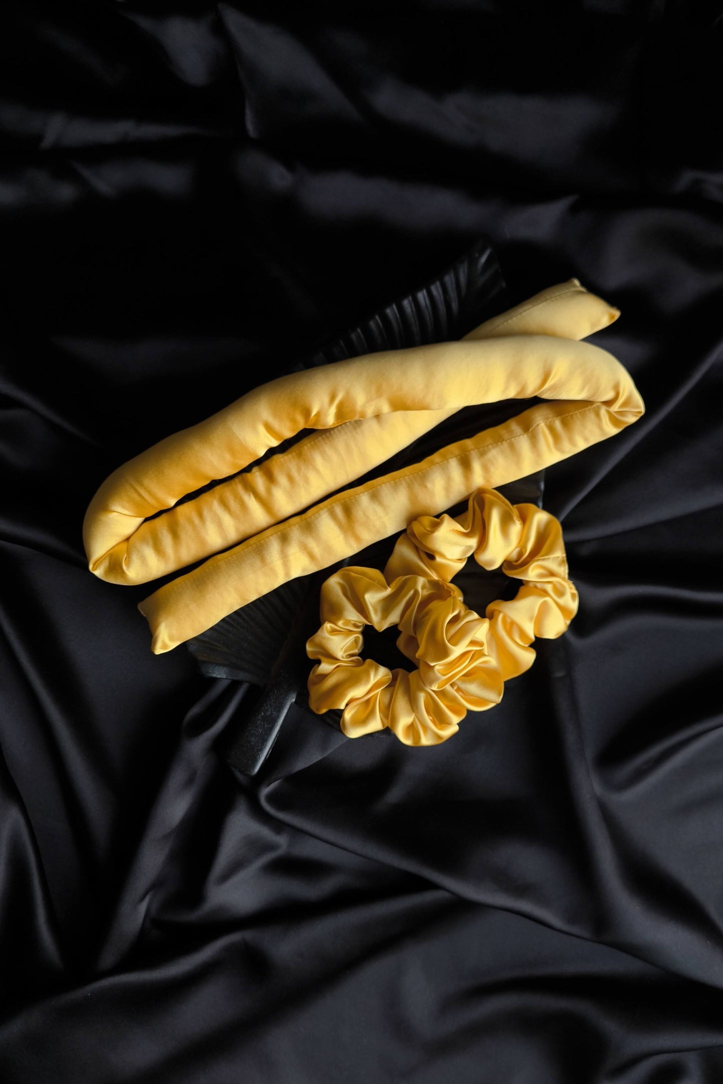 Silk Hair Curler, Bright Gold