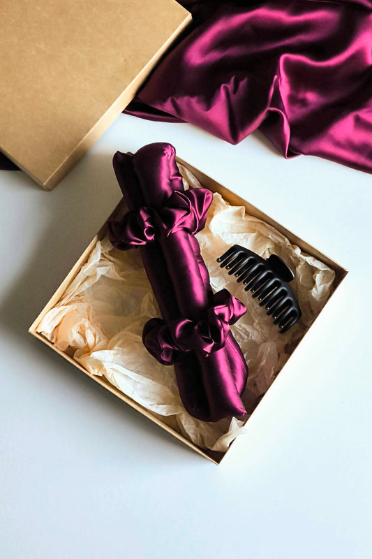 Silk Hair Curler, Bordeaux