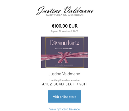 Digital Gift Card