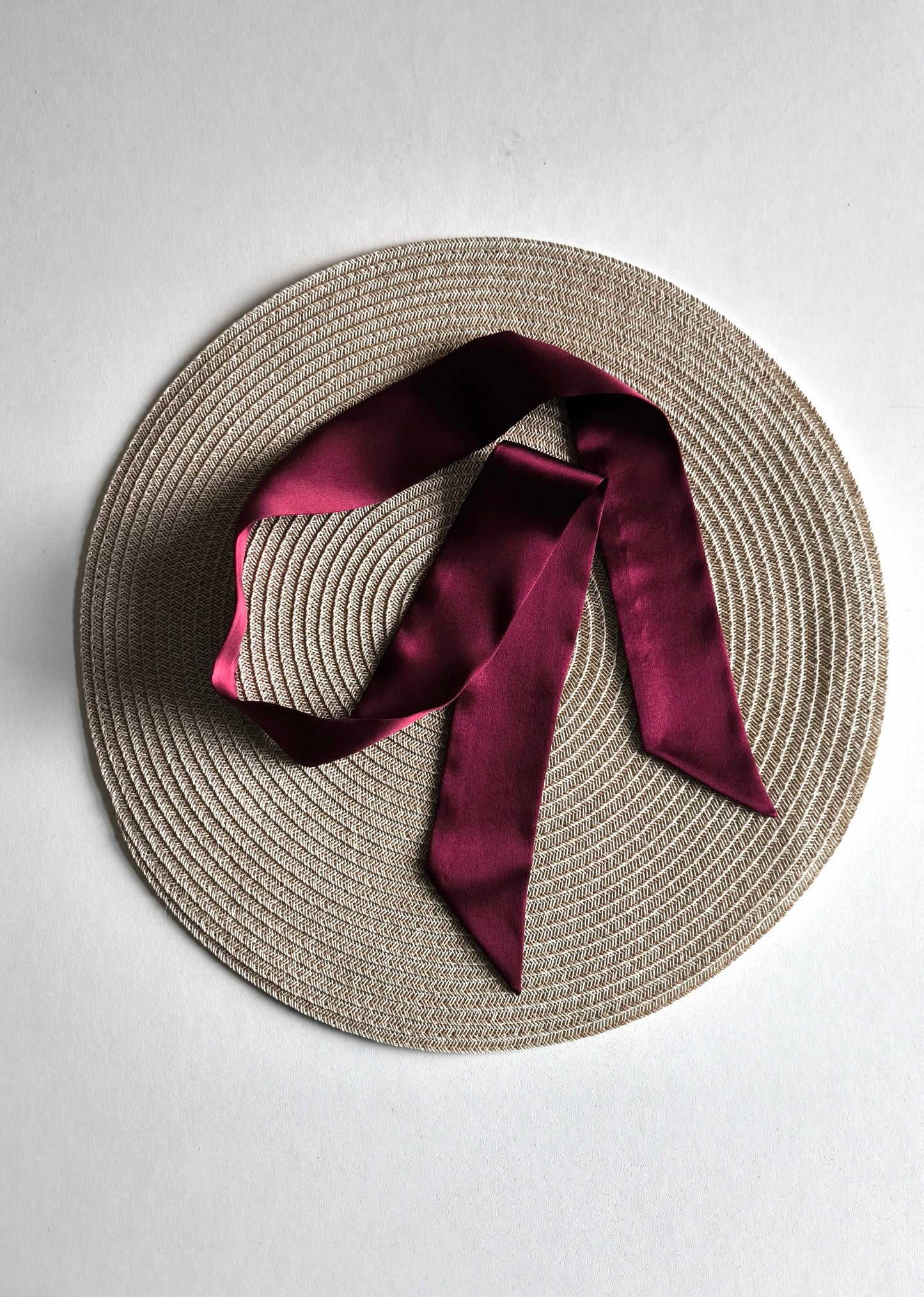 Silk Skinny Scarf 5x140 cm,  different colors