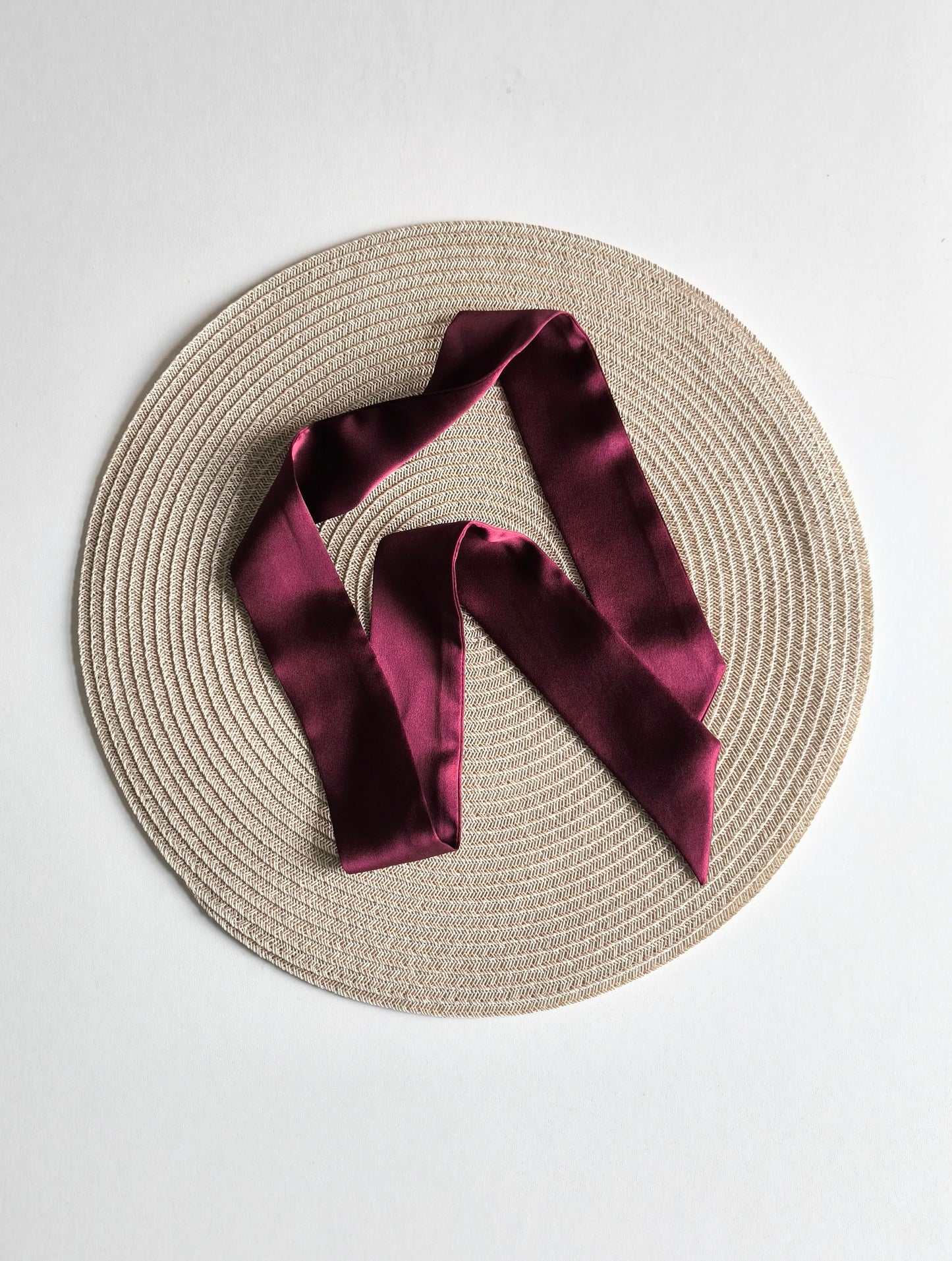 Silk Skinny Scarf 5x140 cm,  different colors